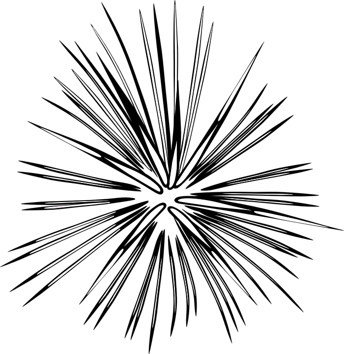 Abstract Firework Explosion Graphic PNG Image