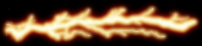 Abstract_ Flaming_ Lightning_ Effect PNG Image