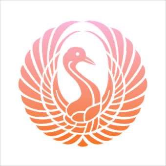 Abstract Flamingo Art PNG Image