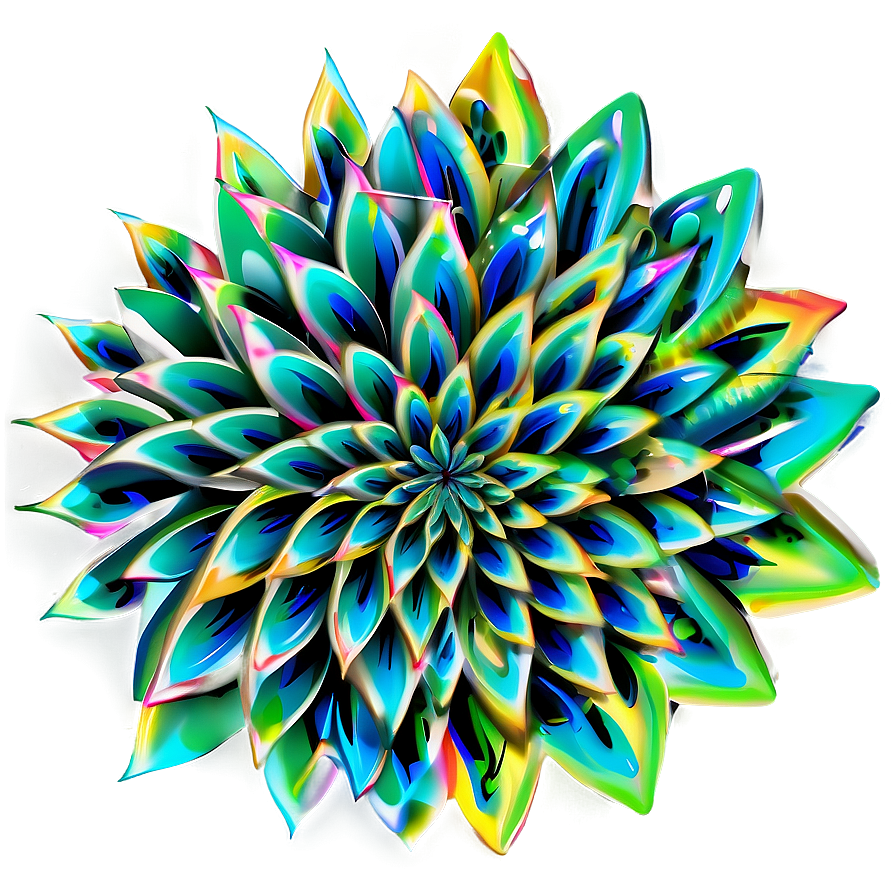 Abstract Floral Art Png 05062024 PNG Image