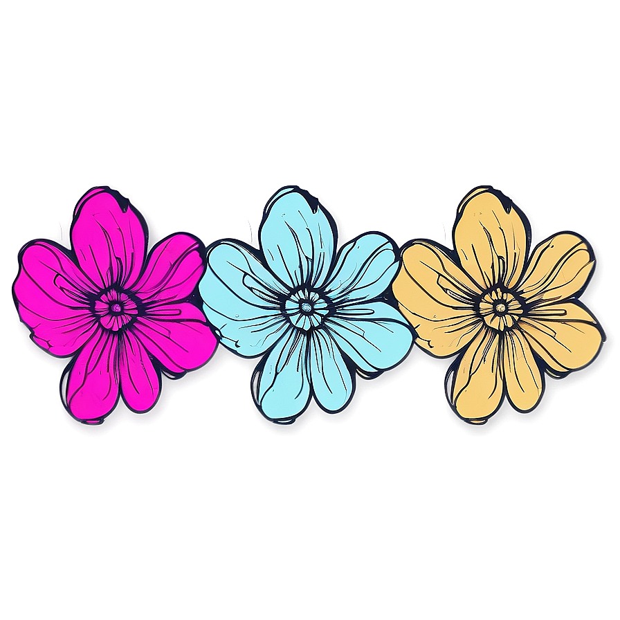 Abstract Flower Doodle Png 06272024 PNG Image