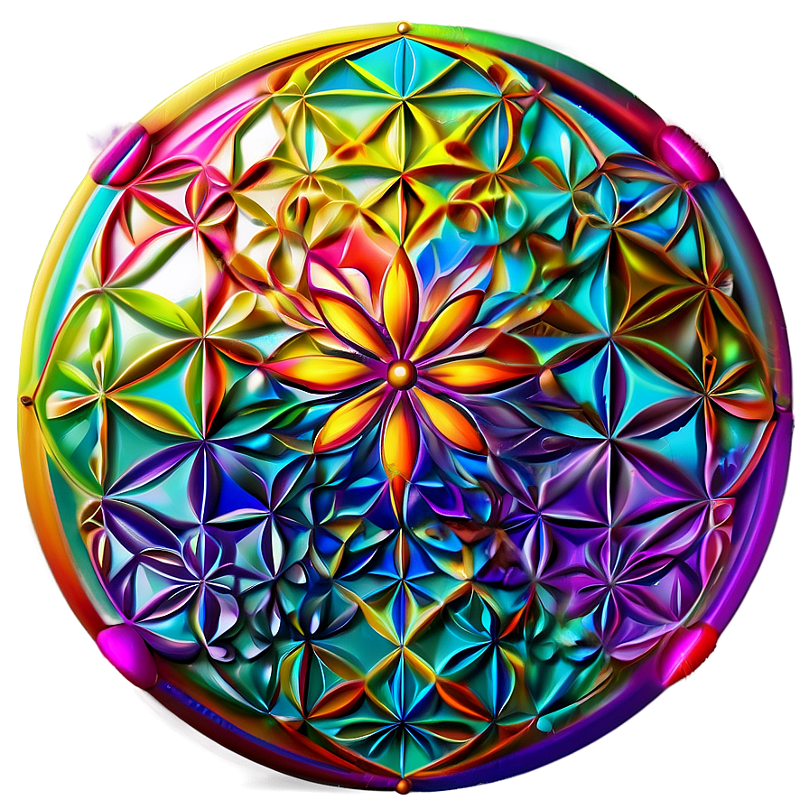 Abstract Flower Of Life Background Png 41 PNG Image