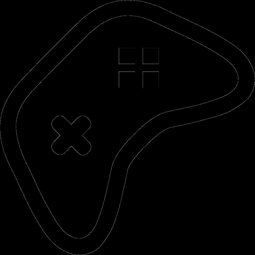 Abstract_ Game_ Controller_ Icon PNG Image