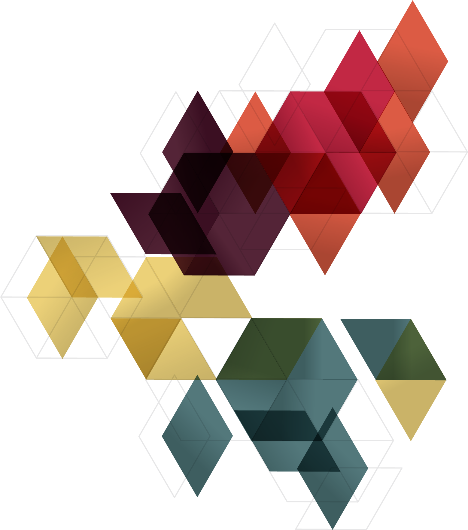 Abstract Geometric Color Blocks PNG Image