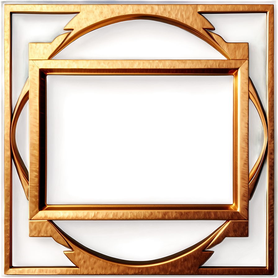 Abstract Gold Frame Png 05252024 PNG Image