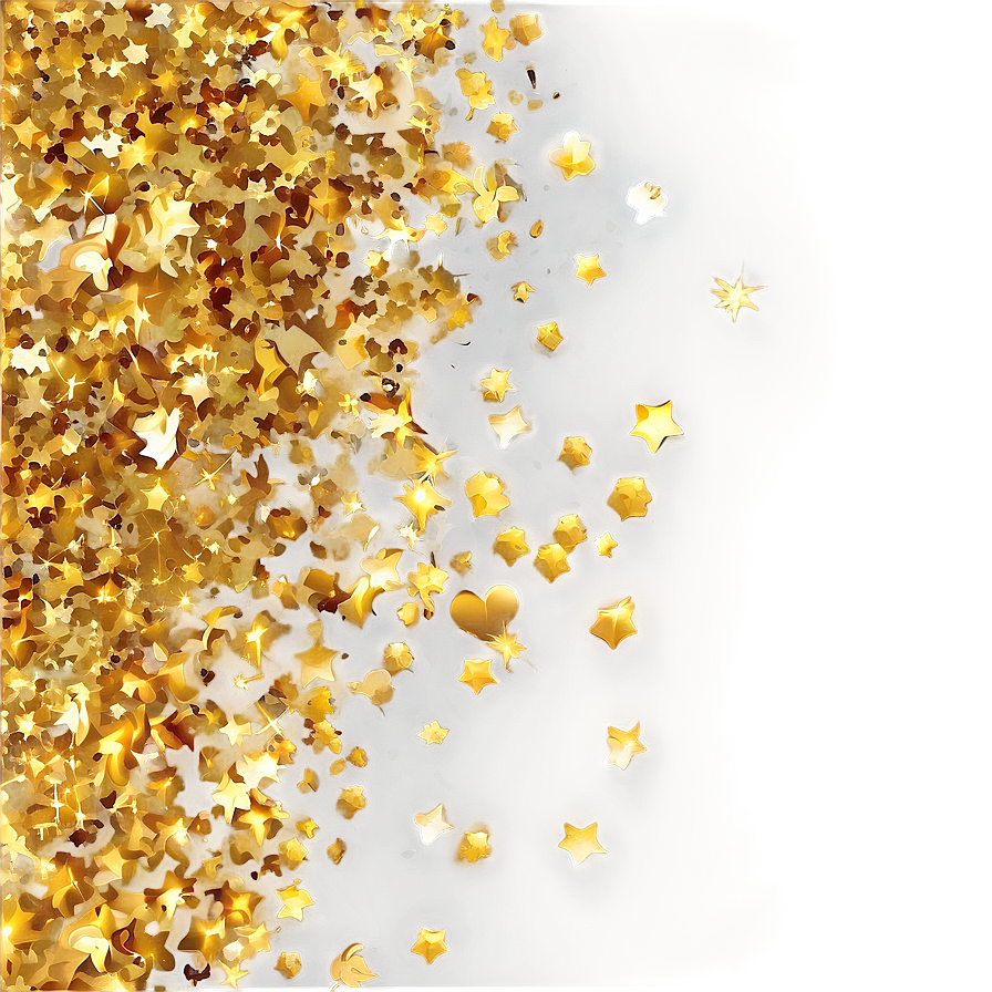 Abstract Gold Sparkle Field Png 6 PNG Image