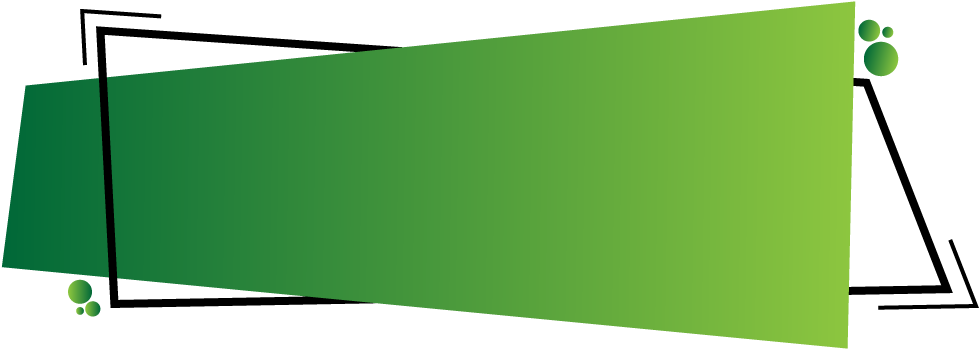 Abstract Green Banner Design PNG Image