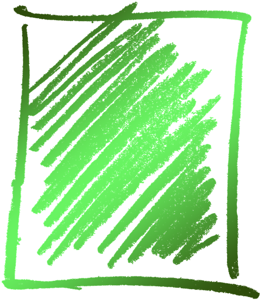 Abstract Green Brushstrokes Texture PNG Image