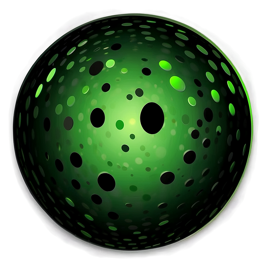 Abstract Green Dot Design Png Utx PNG Image