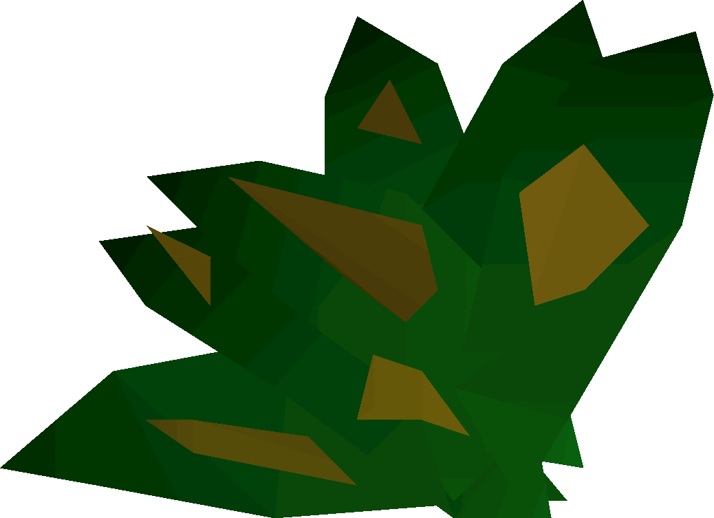 Abstract Green Polygonal Artwork PNG Image