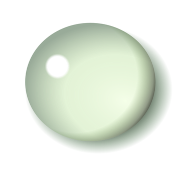 Abstract Green Spherewith Highlight PNG Image