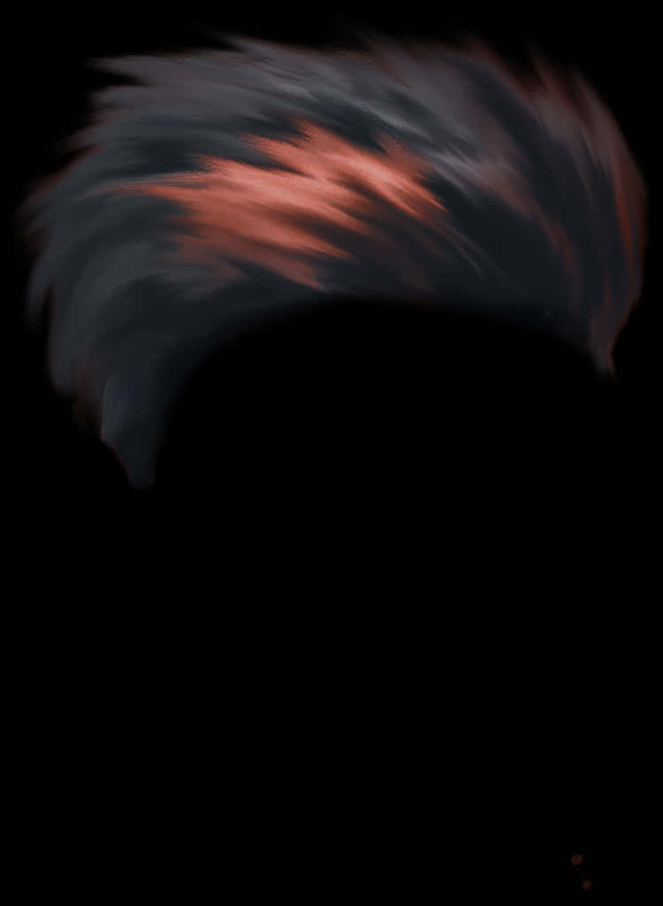 Abstract Hair Swishin Darkness PNG Image