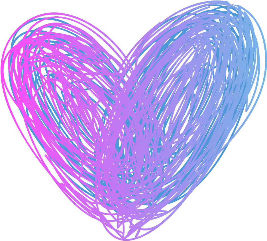 Abstract Heart Doodle Art.png PNG Image