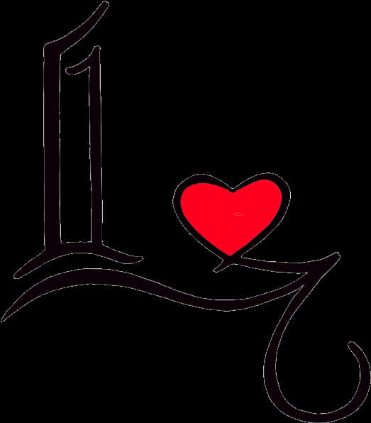 Abstract Heartand Lines Tattoo Design PNG Image