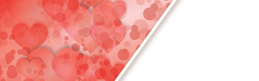 Abstract Hearts Background Banner PNG Image