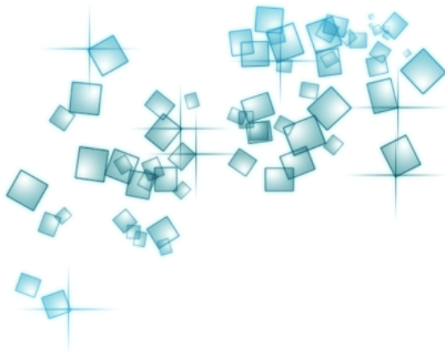 Abstract Ice Crystal Overlay PNG Image