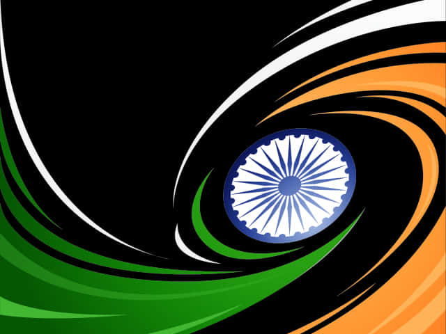 Abstract_ Indian_ Flag_ Design PNG Image