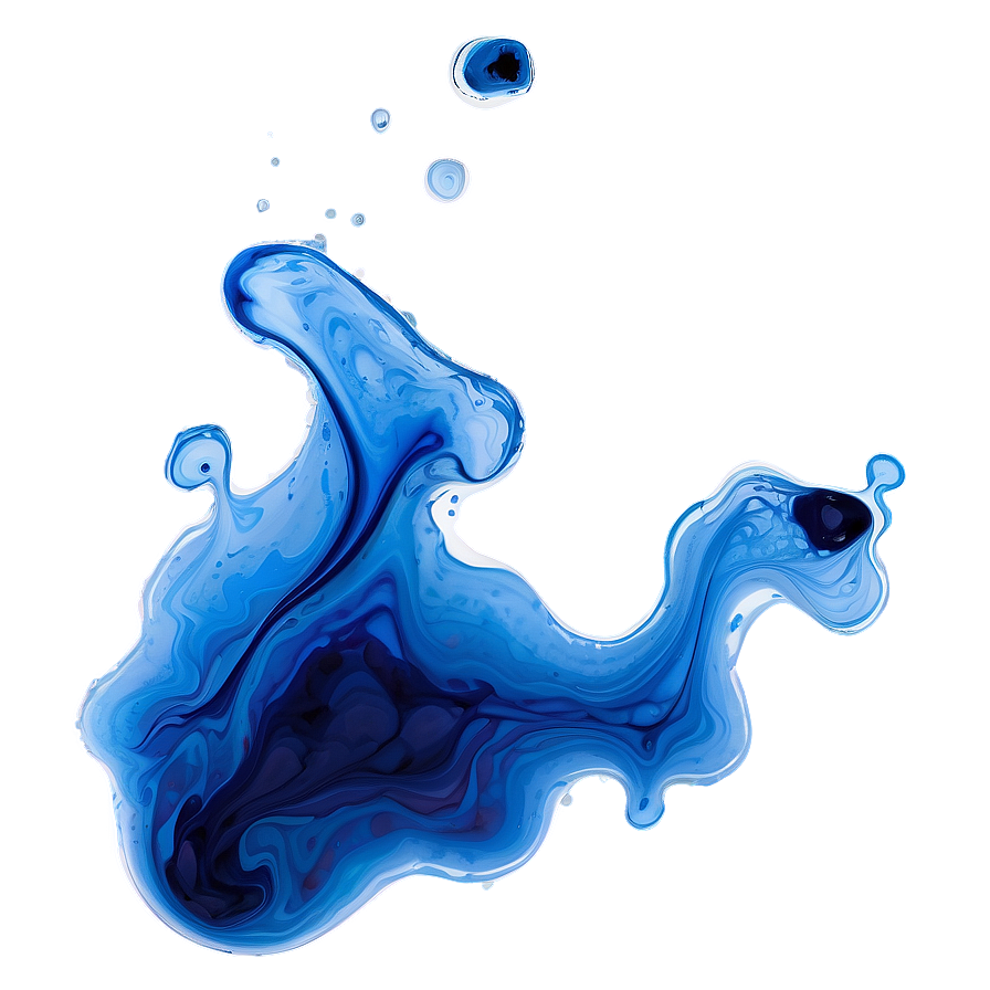 Abstract Ink In Water Png Kmo PNG Image