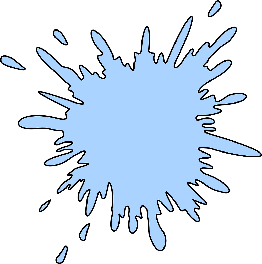 Abstract Ink Splash Illustration PNG Image