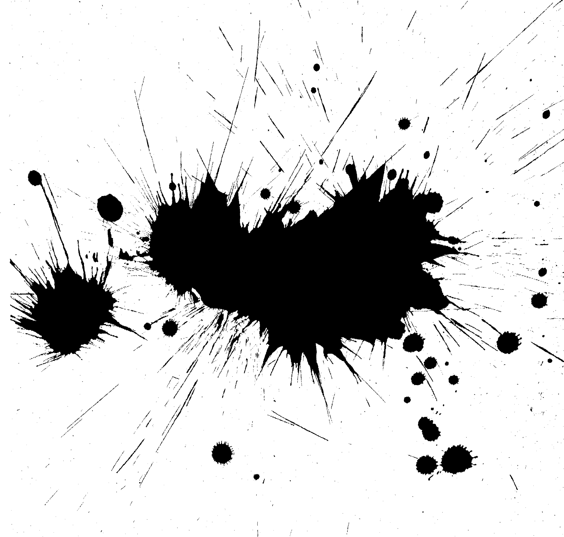 Abstract Ink Splatter Texture PNG Image