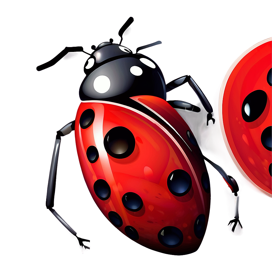 Abstract Ladybug Illustration Png 05242024 PNG Image