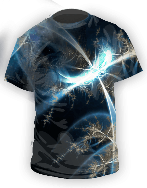 Abstract Light Design T Shirt Template PNG Image