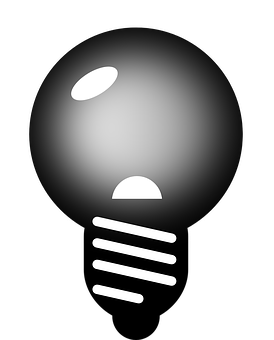 Abstract Lightbulb Illustration PNG Image