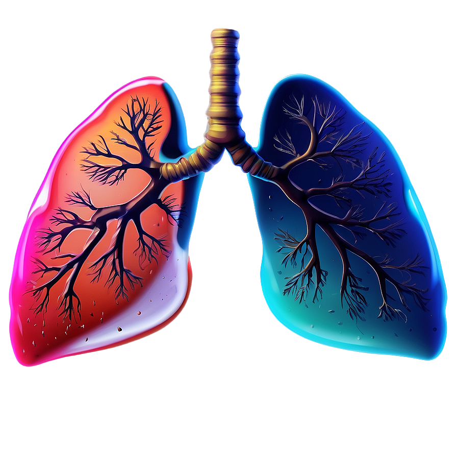 Abstract Lungs Design Png 05232024 PNG Image