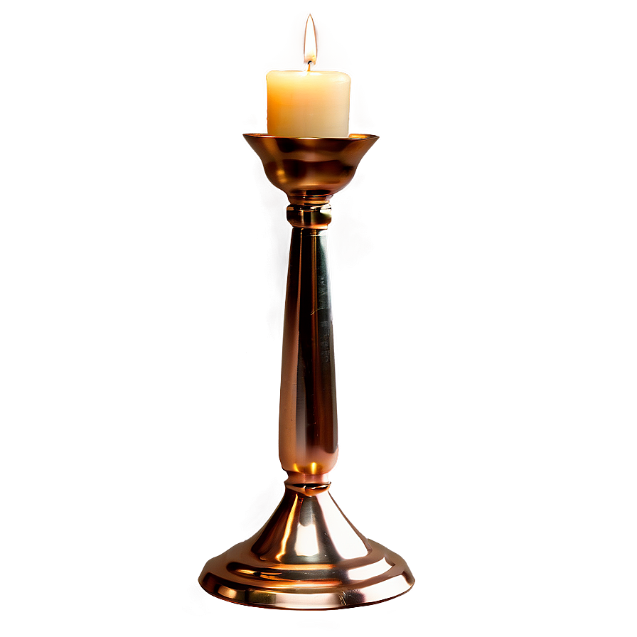 Abstract Metal Candlestick Png 06262024 PNG Image