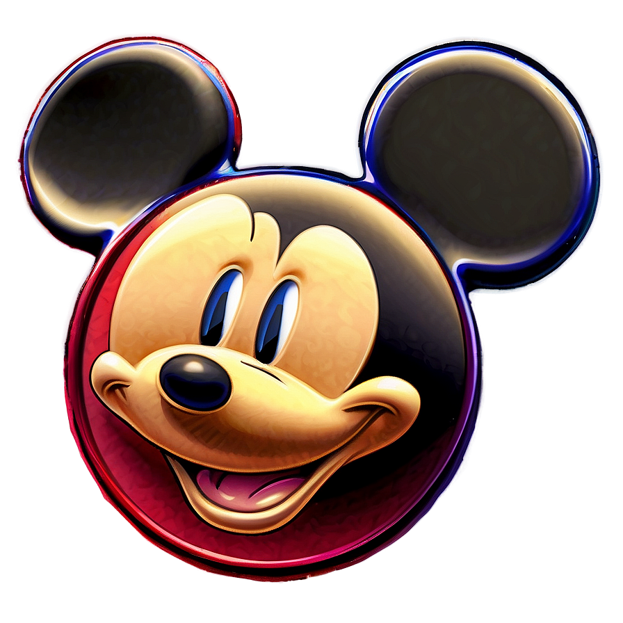 Abstract Mickey Mouse Outline Png 51 PNG Image