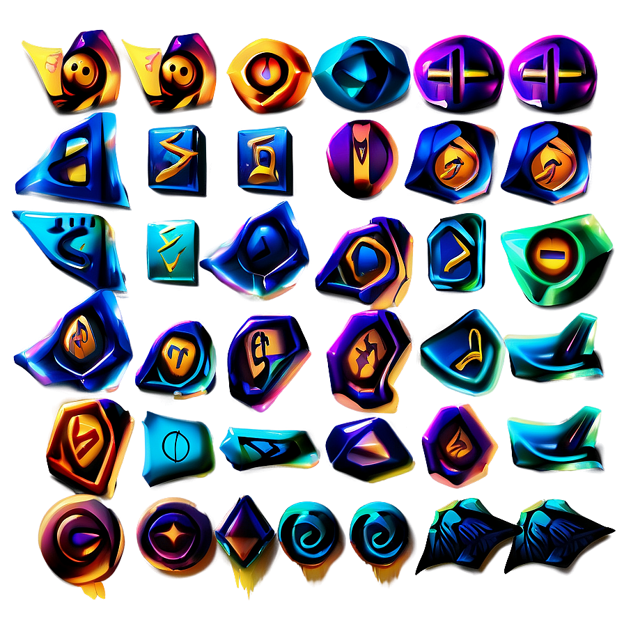 Abstract Mystic Runes Png 06202024 PNG Image