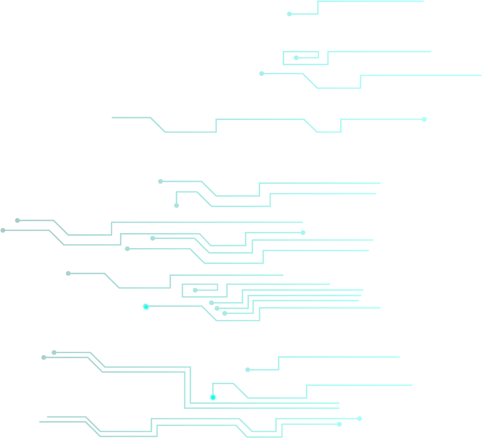 Abstract Neon Circuitry PNG Image