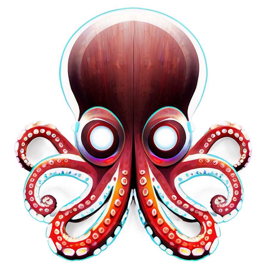 Abstract Octopus Design Png Gst PNG Image