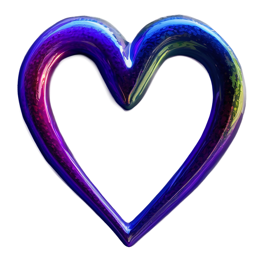 Abstract Open Heart Artwork Png Tkn PNG Image