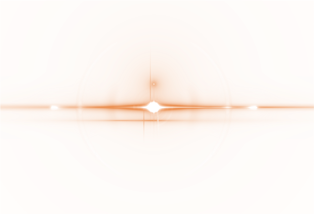 Abstract Orange Light Reflections PNG Image