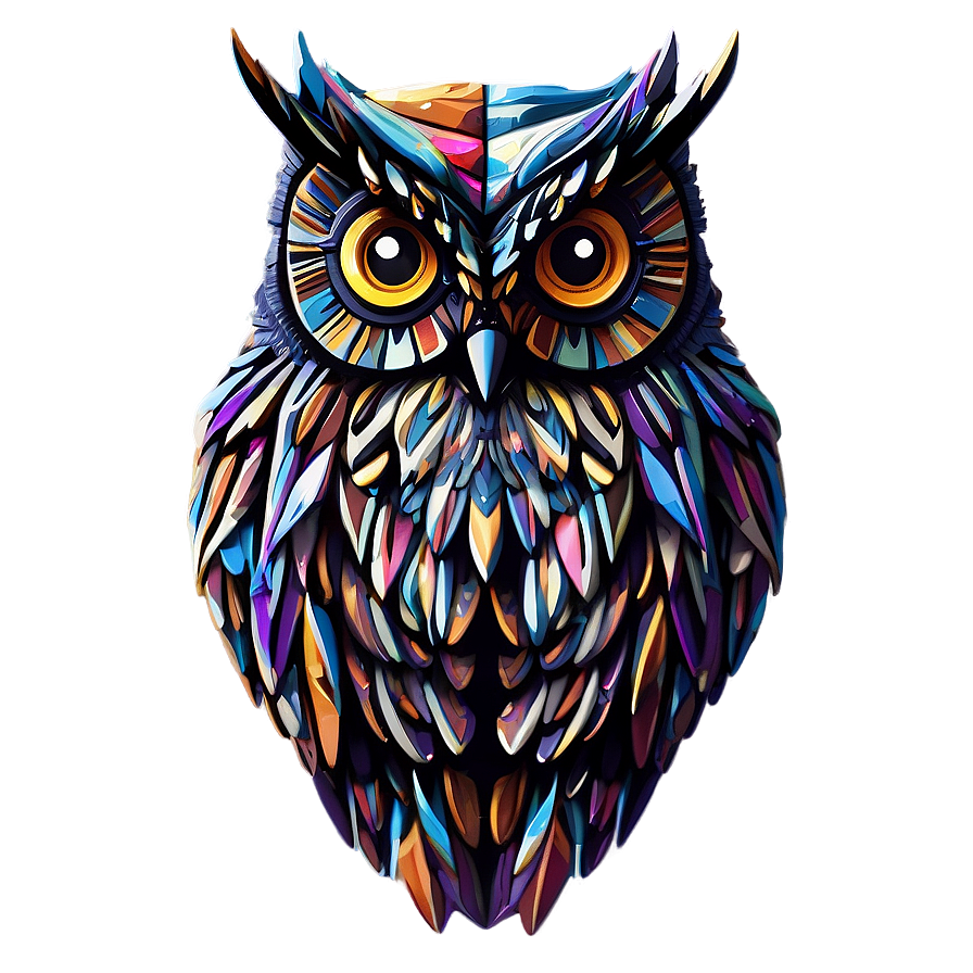 Abstract Owl Png Evm77 PNG Image