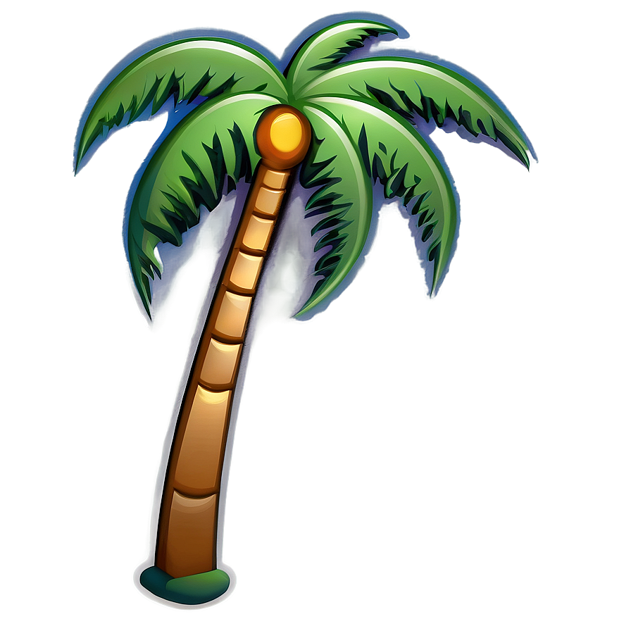 Abstract Palm Tree Emoji Png 06272024 PNG Image