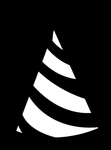 Abstract Party Hat Silhouette.jpg PNG Image