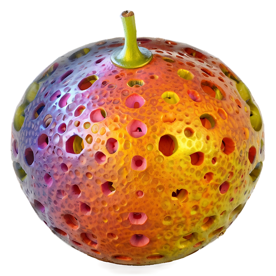 Abstract Passion Fruit Art Png Yno PNG Image