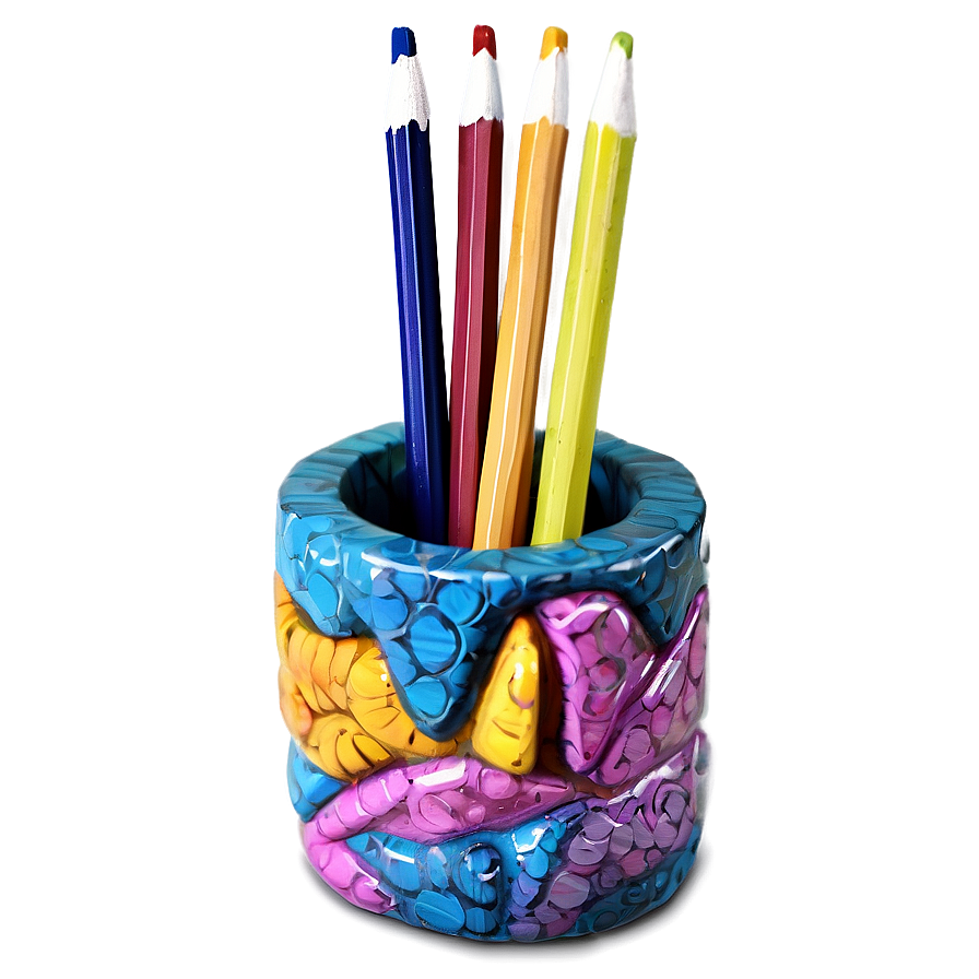 Abstract Pencil Holder Png Egc5 PNG Image