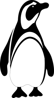 Abstract Penguin Graphic PNG Image