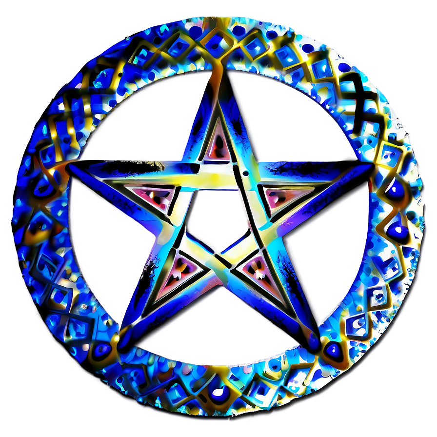 Abstract Pentagram Art Png Afb98 PNG Image