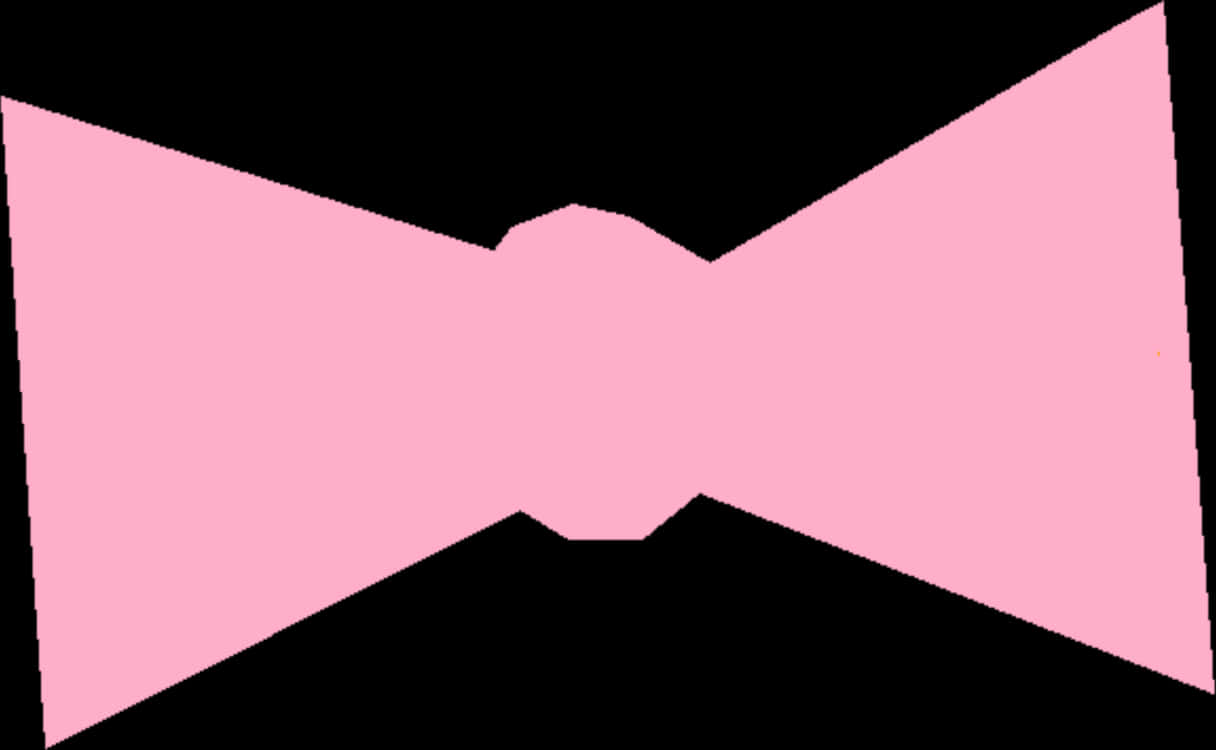 Abstract Pink Bow Shape PNG Image