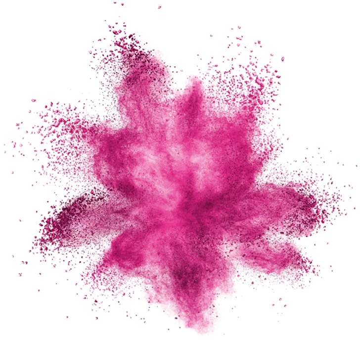 Abstract Pink Particle Explosion PNG Image