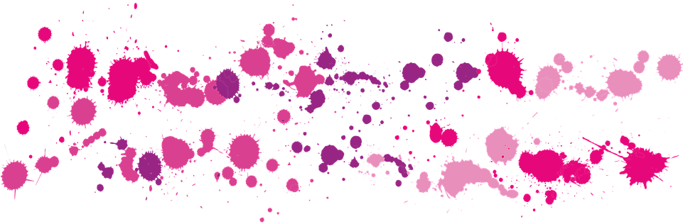 Abstract Pink Splatter Pattern PNG Image