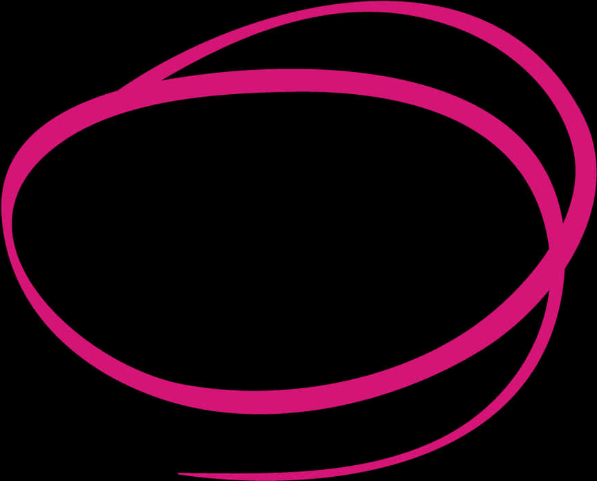 Abstract Pink Swoosh Graphic PNG Image