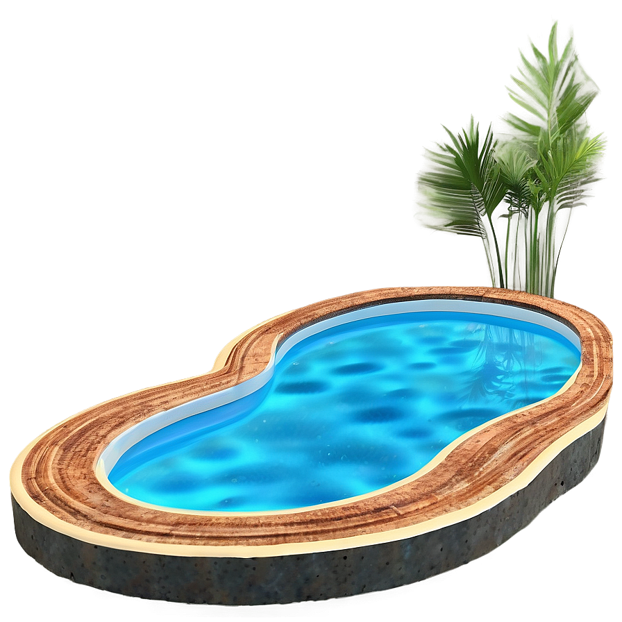 Abstract Pool Water Art Png Qhu78 PNG Image