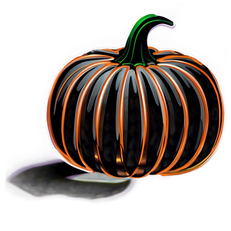 Abstract Pumpkin Outline Artwork Png Kfg PNG Image