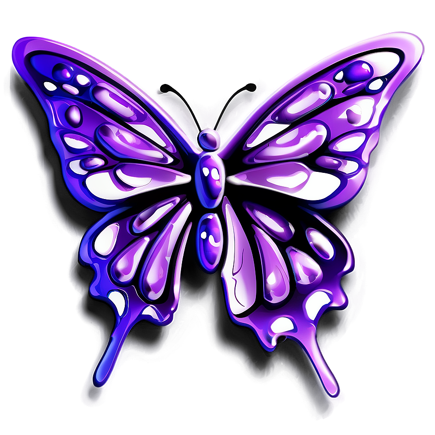 Abstract Purple Butterfly Png 05232024 PNG Image