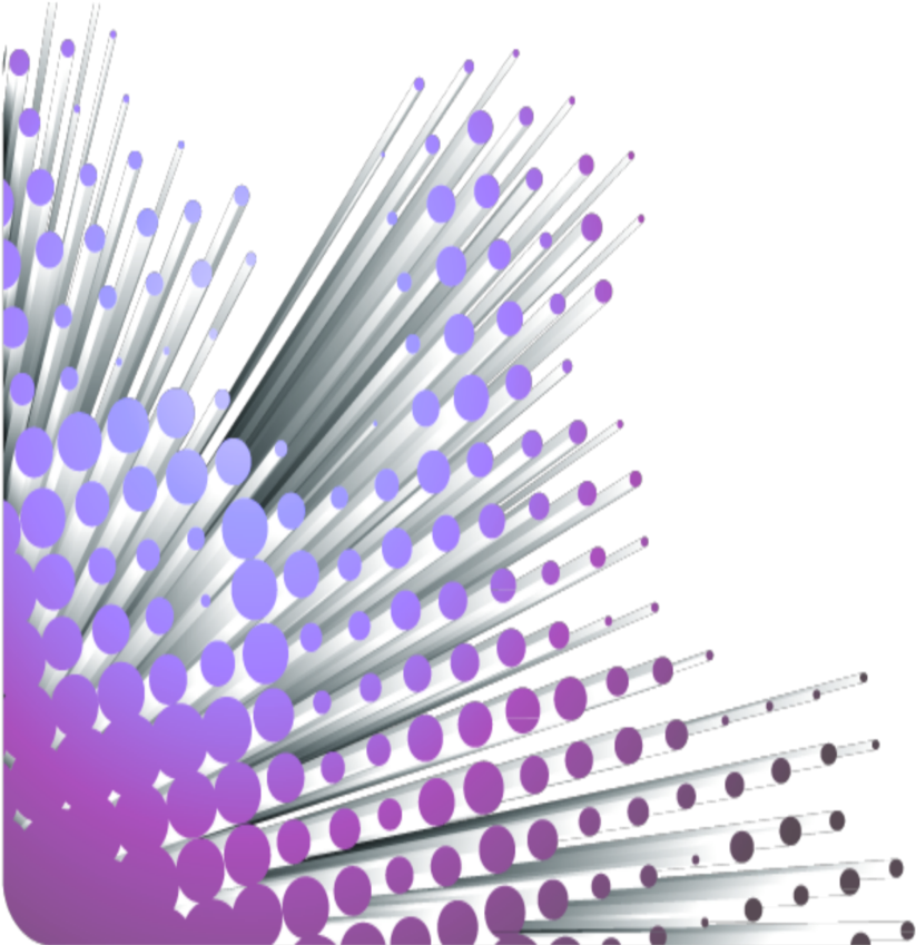 Abstract Purple Dotsand Lines Burst PNG Image